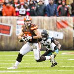 Jacksonville Jaguars at Cleveland Browns game on November 19, 2017 at FirstEnergy Stadium. The Browns lost 7–19.