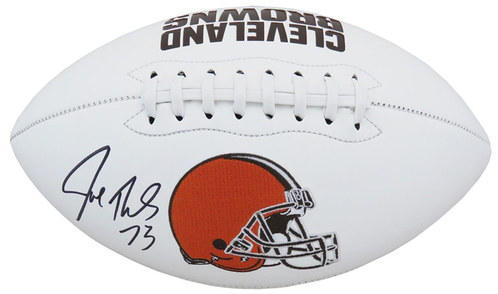 Josh Cribbs Cleveland Browns Autographed White Panel Football